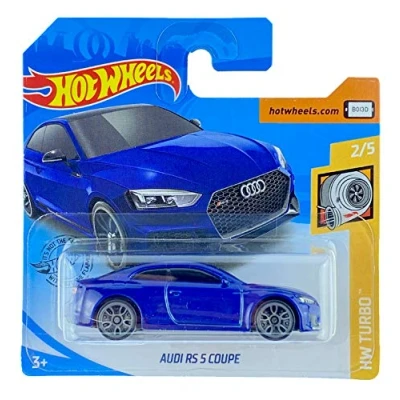 Image of Hot Wheels Audi RS 5 Coupe (Blue) 2/5 HW Turbo 2020 118/250 (Short Card) GHD00