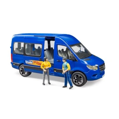 Image of Mercedes Benz Sprinter Transfer Bus with Driver and Passenger