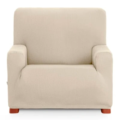 Image of Eysa Ulises elastic sofa cover 1 seat colour 00 ecru, Polyester Cotton, 37 x 5 29 cm