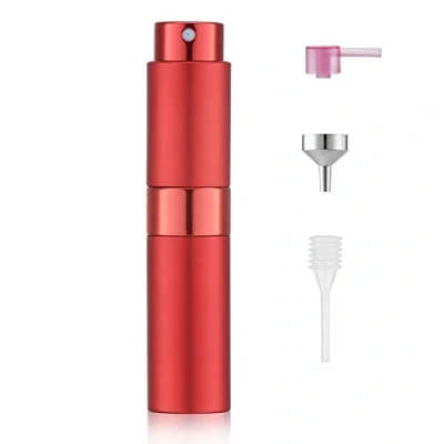 Image of Toureal 8ml Perfume Atomiser for Travel, Refillable Spray Bottles, Aftershave Dispenser(Red)