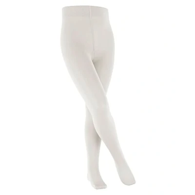 Image of FALKE Unisex Kids Cotton Touch K TI Opaque Plain 1 Pair Tights, White (Off 2040) new eco friendly, 6 8.5