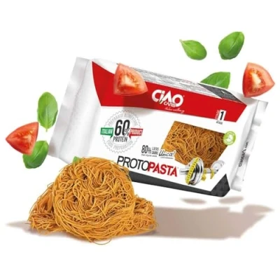 Image of Ciao Carb Low High Protein Angel Hair Spaghetti Pasta 140g (7g Carbs Per Portion Keto Pasta) Pack of 3