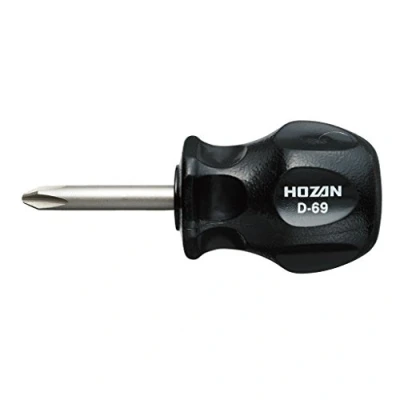 Image of Hozan D 69 Stubby Screwdriver, Jis +2