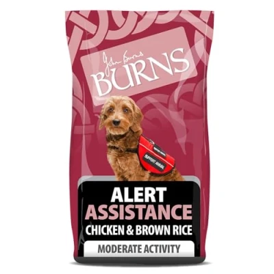 Image of Burns Pet Nutrition Hypoallergenic Complete Dry Dog Food Adult and Senior Alert Chicken Brown Rice 6 kg