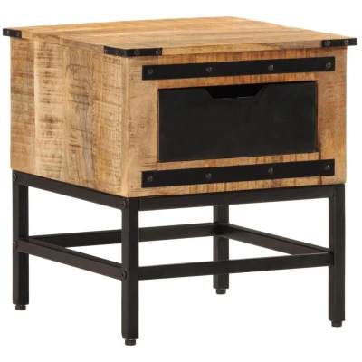 Image of vidaXL Bedside Cabinet 40x40x45 cm Solid Wood Mango