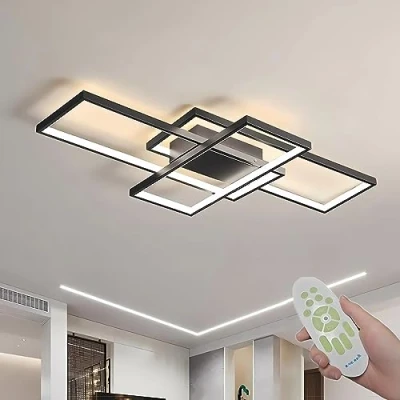 Image of Diossad LED Dimmable Ceiling Light Modern Lamp,LED Lights 2700K 6500K Flush Mount Chandelier Fixture for Bedroom Living Room Kitchen Hallway Office
