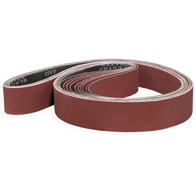 Image of Sruhrak Sanding Belt 50 x 2000mm,10 Pcs Belts 2X 60/80/120/240/400 Assorted Grits for Sander,Best Wood,Metal and Paint