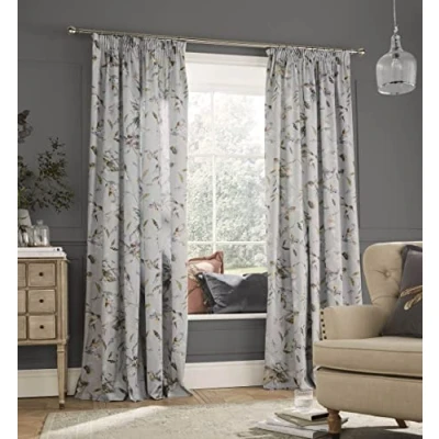 Image of Voyage Maison Tafuna Lined Eyelet Curtains in Dawn (229cm x 229cm (90&quot; 90&quot;))