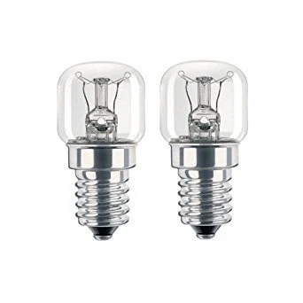 Image of Pygmy Light Bulb Lamp for New World Refrigerator Fridge Freezer (Pack of 2, 25w, SES, E14) …