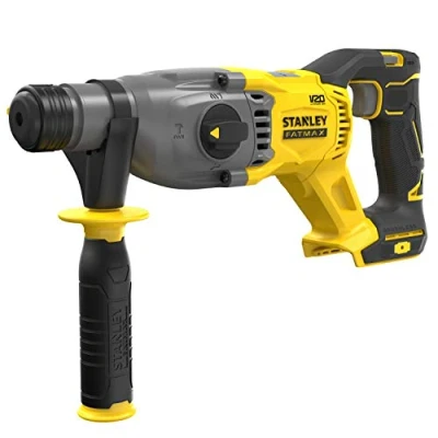 Image of Stanley FatMax SFMCH900B SDS Plus Cordless Combination Hammer 18 V (2.0 Joule Impact Energy, Brushless Motor, Hammer/Drill/Chisel Function, with Drill Depth Stop, Battery and Charger Not Included)