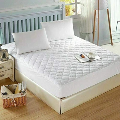 Image of Extra Deep Fitted Quilted Mattress Protector Topper Cover Pillowcase (Quilted Protector, Super King)