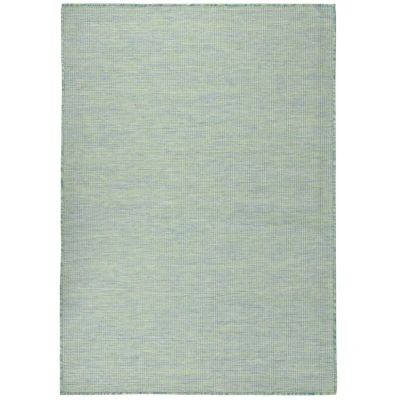 Image of vidaXL Outdoor Flatweave Rug 200x280 cm Turquoise