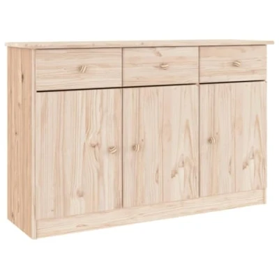 Image of vidaXL Sideboard ALTA 112x35x73 cm Solid Wood Pine
