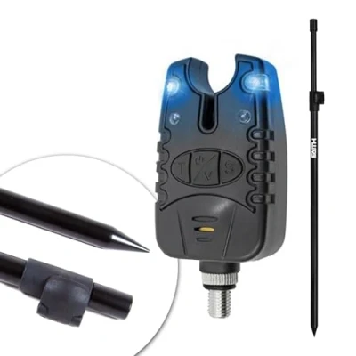 Image of EUROCATCH Bite Detector Bankstick Set 1 Single Rod Carp Fishing Bait Stand