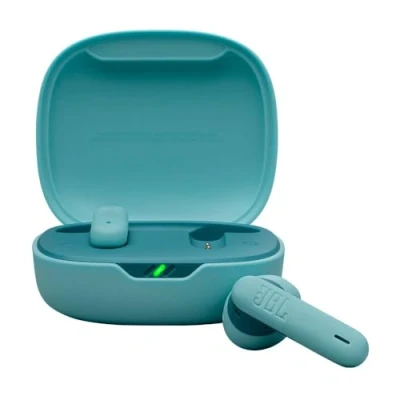 Image of JBL Wave Flex 2, Wireless Bluetooth Earbuds with 40h Playtime, Pure Bass Sound, Smart Ambient Technology, IP54 Water and Dust Resistant, Multi Point Connection, Open Back Stick Design, Blue