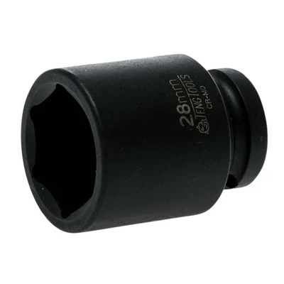 Image of Impact Socket Hexagon 6 Point 1/2in Drive 28mm