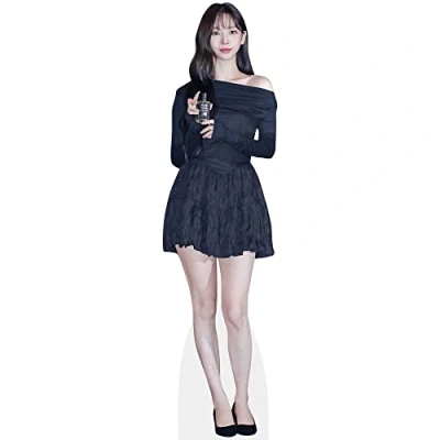 Image of Karina (Black Dress) Mini Size Cutout