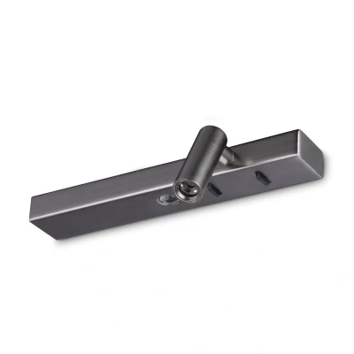 Image of Bonne Nuit Right LED Reading Wall Light Nickel 3000K