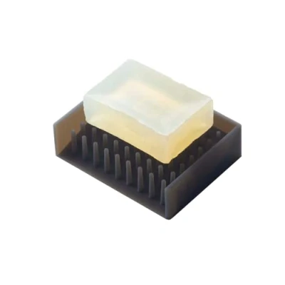 Image of Yamazaki Soap Tray, Silicone, Black, One Size
