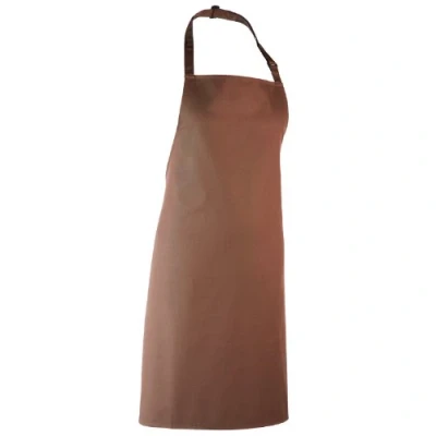 Image of Premier Colours Bib Apron / Workwear (One Size) (Mocha)