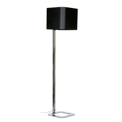 Image of Quadro Floor Lamp With Shade Chrome
