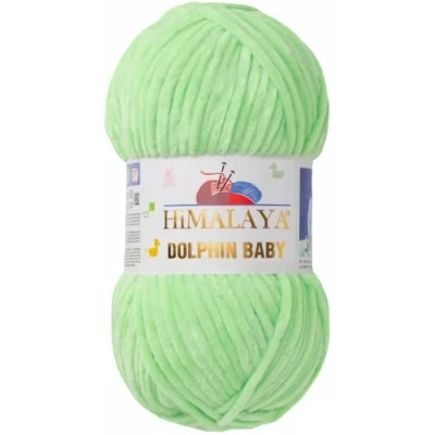 Image of Knitting Fine Himalaya Dolphin Baby Wool Yarn Cotton for Crochet (80350 Light Green)