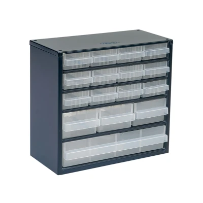 Image of Raaco 616 123 16 Drawer Metal Cabinet RAA137560
