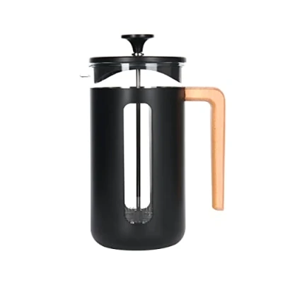 Image of La Cafetière Cafetiere Pisa Stainless Steel / Black 1 Liter 7 cups