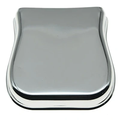 Image of KAISH Vintage Ashtray Style Tele Bridge Cover Protector for Telecaster Chrome