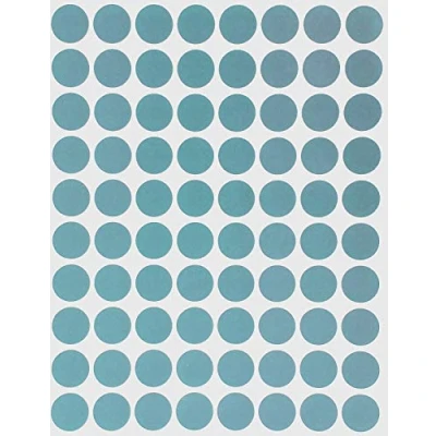 Image of Royal Green (13MM) Light Blue Color Coding Labels for Inventory and Labeling 1.3 CM Circle Dot Stickers 1200 Pack