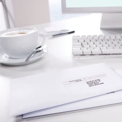 Image of Avery InkJet Address Labels 14 per Sheet White (Pack of 1400) J8163 100