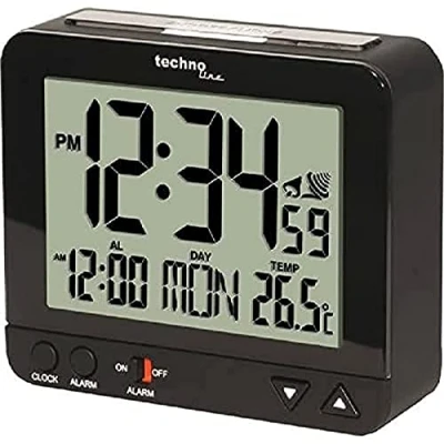 Image of Technoline WT 195 Radio Controlled Alarm Clock with Night Light