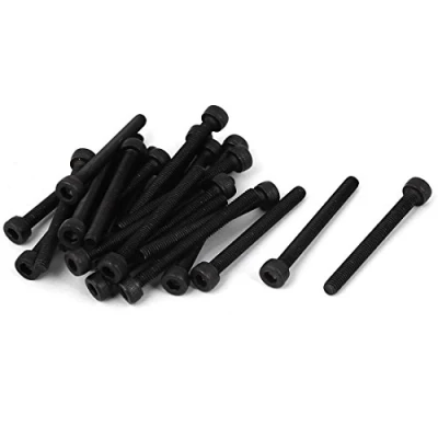 Image of Sourcingmap M3 x 30mm Carbon Steel Full Thread Hex Socket Cap Head Screws Bolts 25 Pcs
