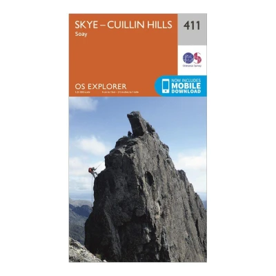 Image of Explorer 411 Skye Cuillin Hills Map With Digital Version