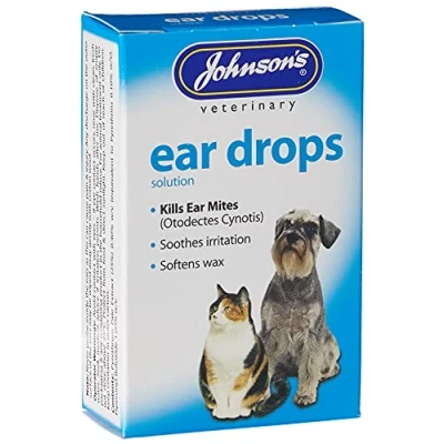 Image of Johnsons Veterinary Products Ear Drops, clear,15 ml (Pack of 1)