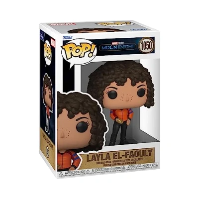 Image of Funko POP! Marvel: Moon Knight Layla El Faouly Collectable Vinyl Figure Gift Idea Official Merchandise Toys for Kids &amp; Adults TV Fans Model Collectors and Display