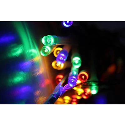 Image of Best Artificial 40 LED Indoor Battery String Lights 4M Length Party Fairy Christmas (Multi Coloured With Clear Cable)