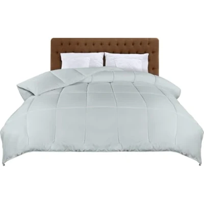 Image of Utopia Bedding Duvet 200 x cm, All Season Duvet, Lightweight with Polyester Filling, Microfibre Sleep Blanket (Light Grey)