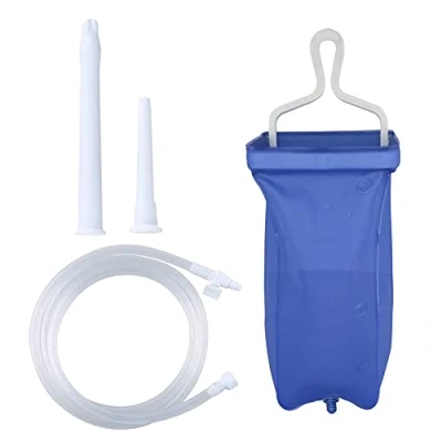 Image of TopQuaFocus Enema Bag Kit Home Coffee Irrigator Set Travel for Men and Women Colon Cleaning 2 Litre