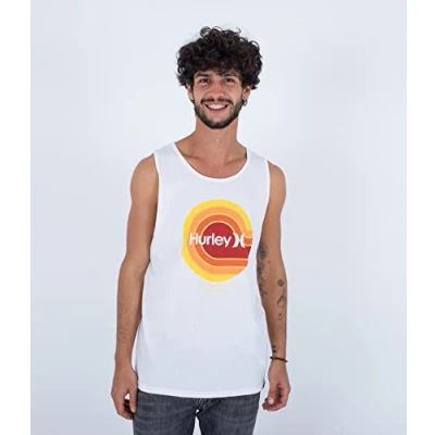 Image of Hurley Men&#039;s Evd Barreledtank T Shirt, H100, M UK