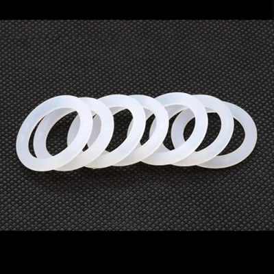 Image of 10Pcs VMQ O Shape Seal White Food Grade Ring Gasket CS 5mm OD 15 155mm Waterproof Washer Silicone Rubber Insulate Round (Color : 10pcs, Size 60MM ID 50MM_CS 5.0MM)