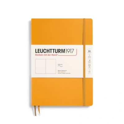Image of LEUCHTTURM1917 365633 Notebook Composition (B5), Softcover, 123 Numbered Pages, Rising Sun, Plain