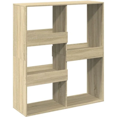 Image of vidaXL Room Divider Sonoma Oak 100x33x115 cm Engineered Wood