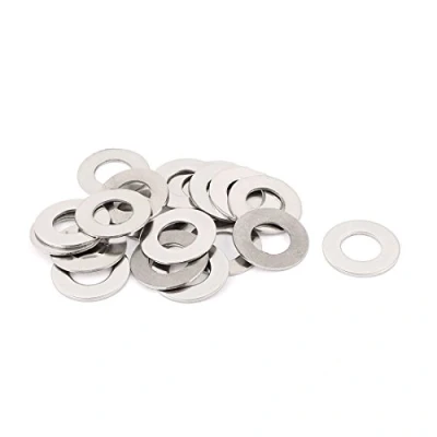 Image of Sourcingmap 20pcs 304 Stainless Steel M12 Thin Flat Washers Silver Tone