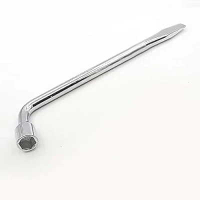 Image of TopHomer 24MM Lug Wrench Chrome Vanadium Steel L Type Wheel Nut Hex Key Socket Spanner Ideal for Repair Car