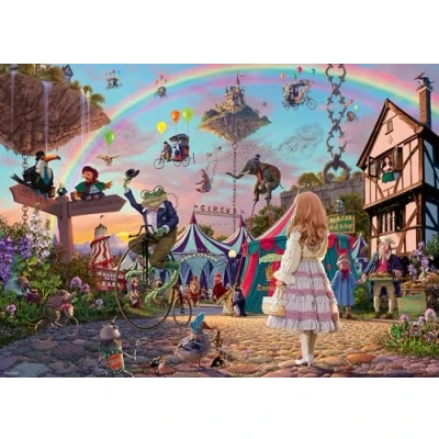Image of Ravensburger 12000285 Look &amp; Find: Enchanted Circus 1000 pieces jigsaw Puzzle for adults and kids age 14 years up,