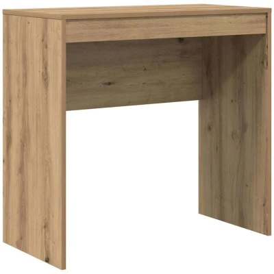Image of vidaXL Writing Desk Artisan oak Engineered wood 80 x 40 76 cm