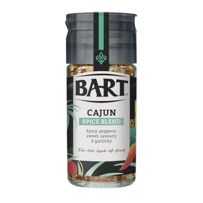Image of BART Cajun Spice Blend Spicy &amp; Peppery, Ideal for Adding Flavour to Meat (6x45g Jar)