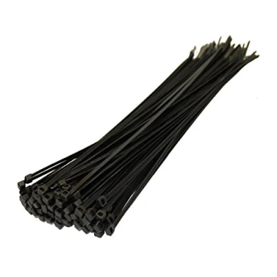 Image of SHATCHI 100pcs 500pcs Black Strong Nylon Plastic Cable Ties Zip Tie Wraps Organizer Self Locking 100mm/200mm/300mm Long, 300pcs