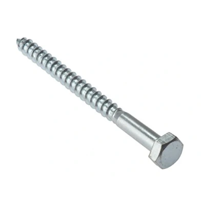 Image of Coach Screw Hexagon Head Single Thread zp M6 x 30mm Bag 10
